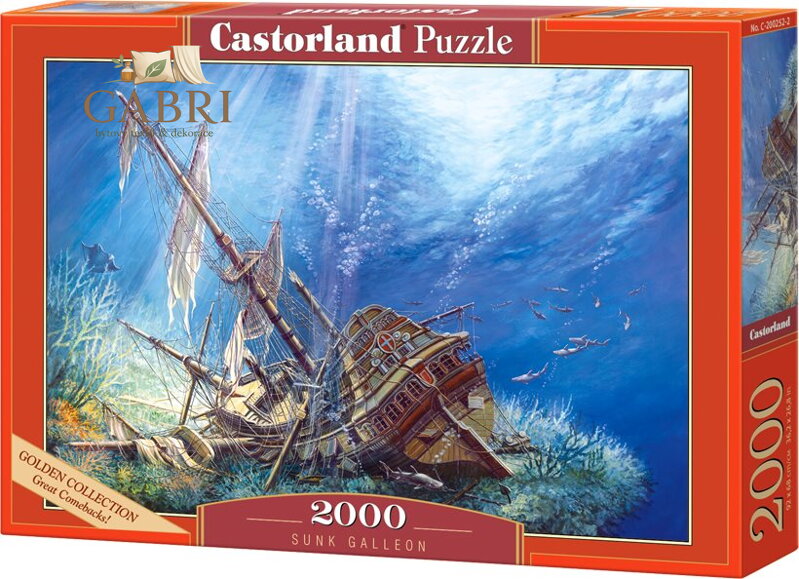 CASTORLAND Puzzle Potopená galeona 2000 dílků