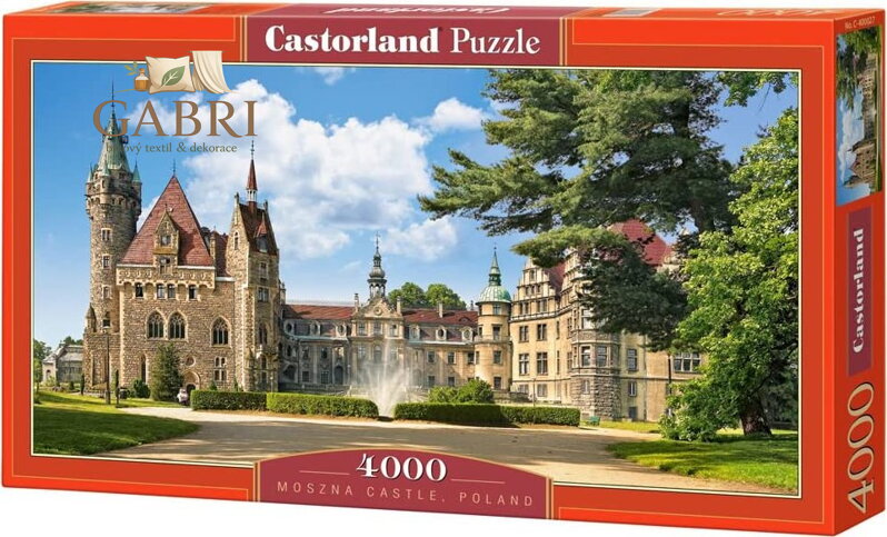 CASTORLAND Puzzle Zámek Moszna, Polsko 4000 dílků