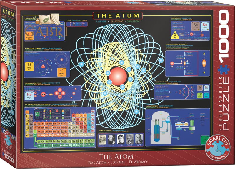 EUROGRAPHICS Puzzle Atom 1000 dílků