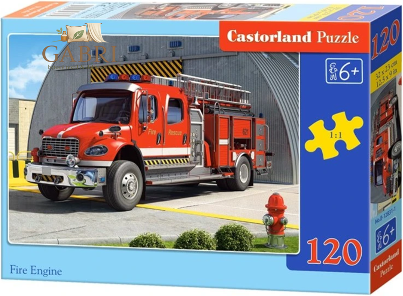 CASTORLAND Puzzle Hasiči 120 dílků