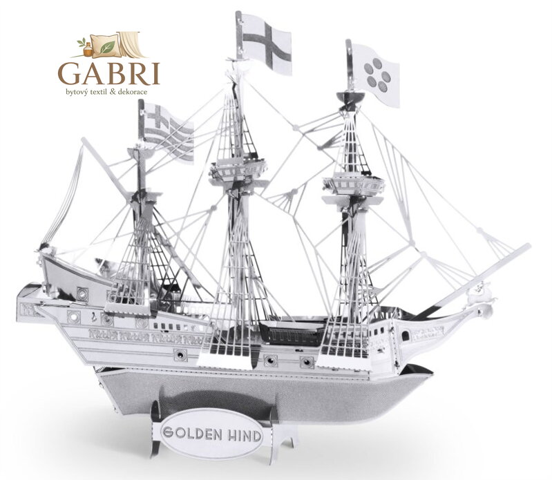 METAL EARTH 3D puzzle Loď Golden Hind