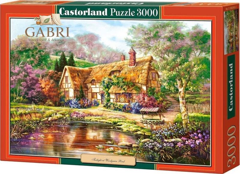 CASTORLAND Puzzle Soumrak u rybníka 3000 dílků