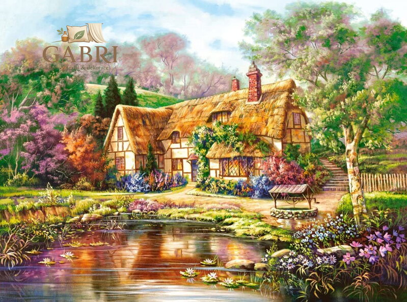 CASTORLAND Puzzle Soumrak u rybníka 3000 dílků