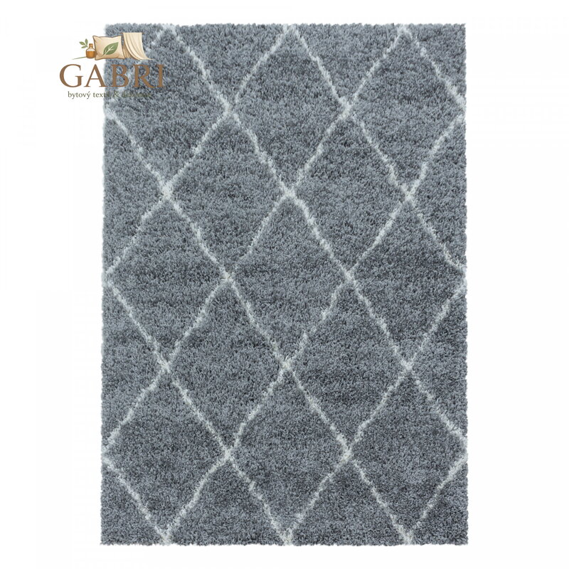 Kusový koberec Alvor Shaggy 3401 grey