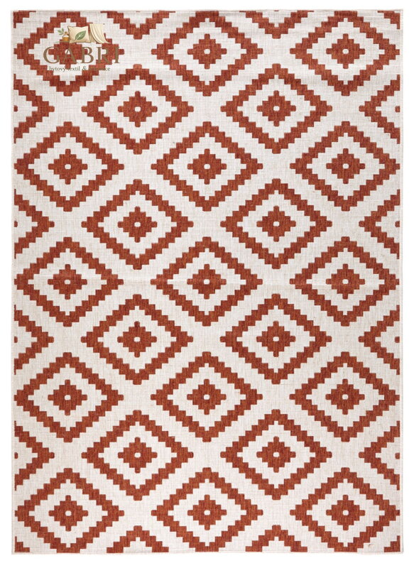 Kusový koberec Twin-Wendeteppiche 103130 terra creme – na ven i na doma