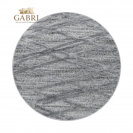 Kusový koberec Pisa 4706 Grey kruh