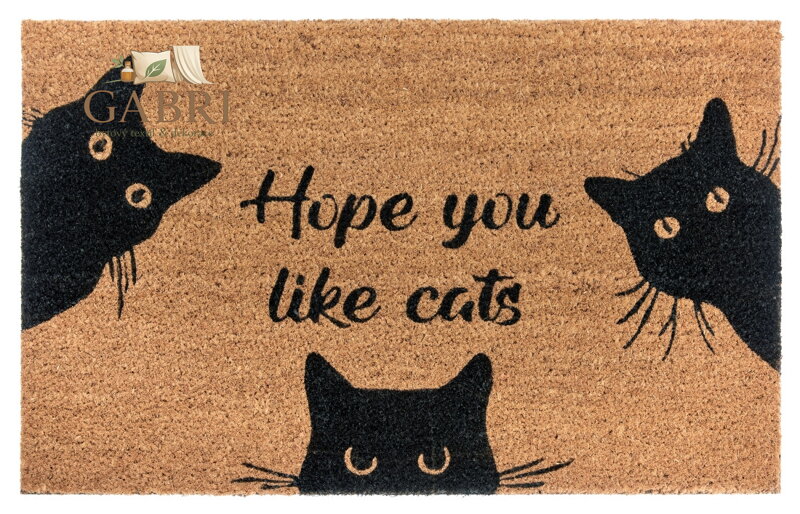Rohožka Hope you like cats 105667 - na ven i na doma