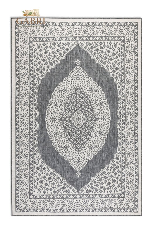 Kusový koberec Gemini 106023 Silver z kolekce Elle – na ven i na doma