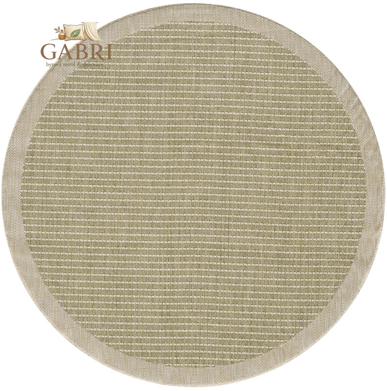 Kusový koberec Giza 1410 Green kruh