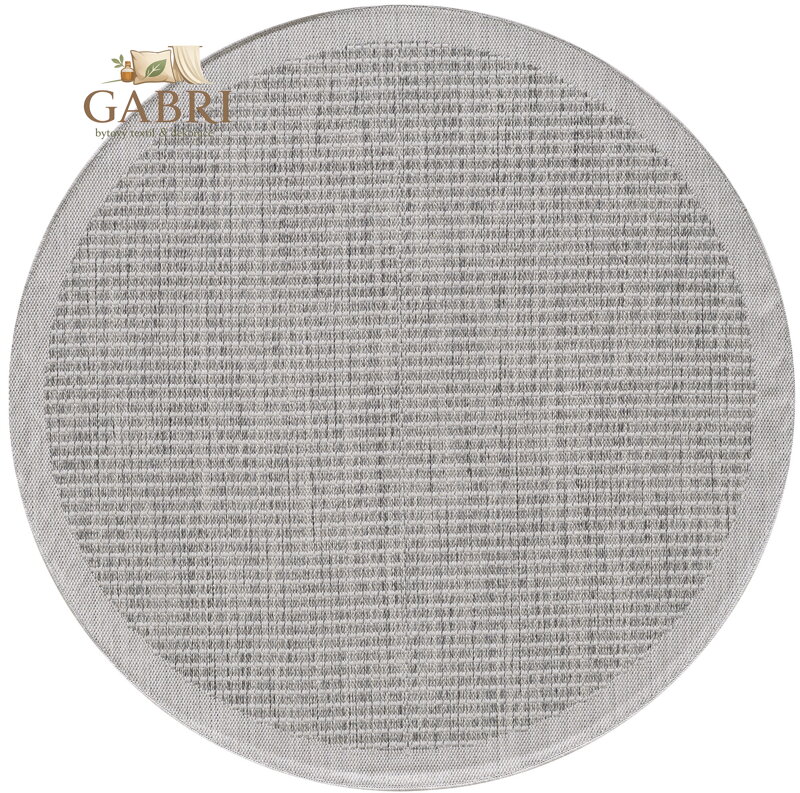 Kusový koberec Giza 1410 Grey kruh