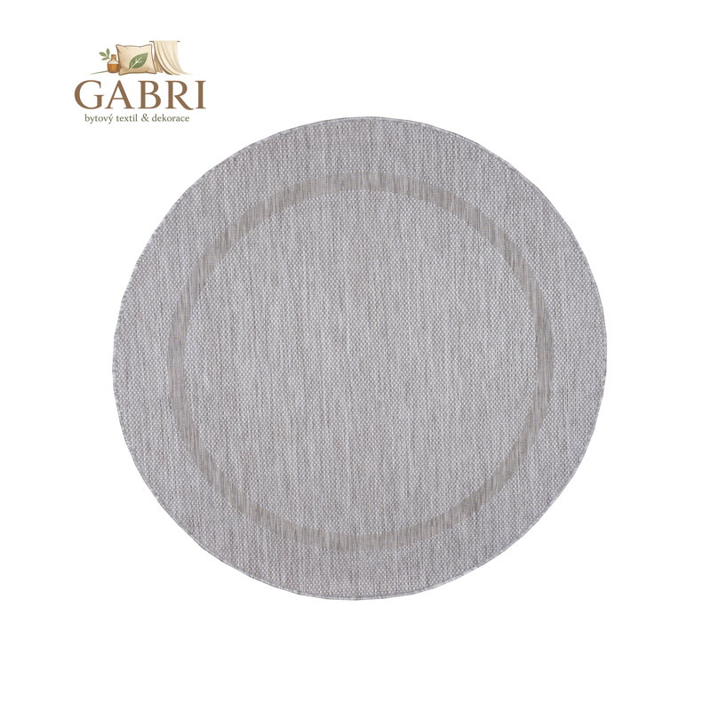 Kusový koberec Relax 4311 Silver kruh