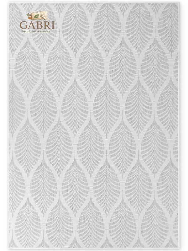 Kusový koberec Duet Liora White/Gray - na ven i na doma