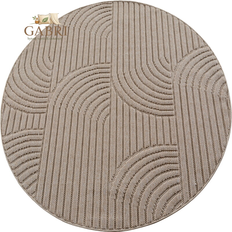 Kusový koberec Helix 2201 beige kruh