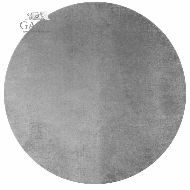 Kusový koberec Joy 1400 silver kruh