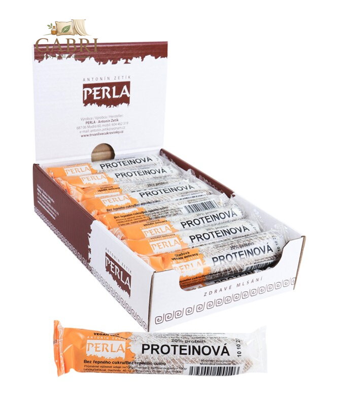 Proteinová tyčinka sladová KARTON (18x50g )Zetík 901