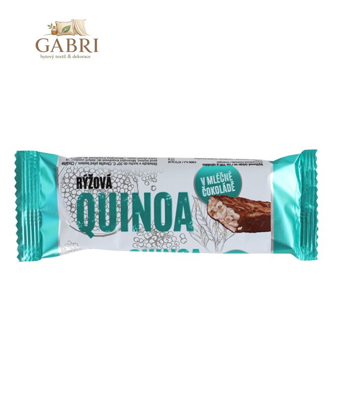 Rýžovo-quinoová tyčinka pufovaná v ml.čoko.18g Soco 789