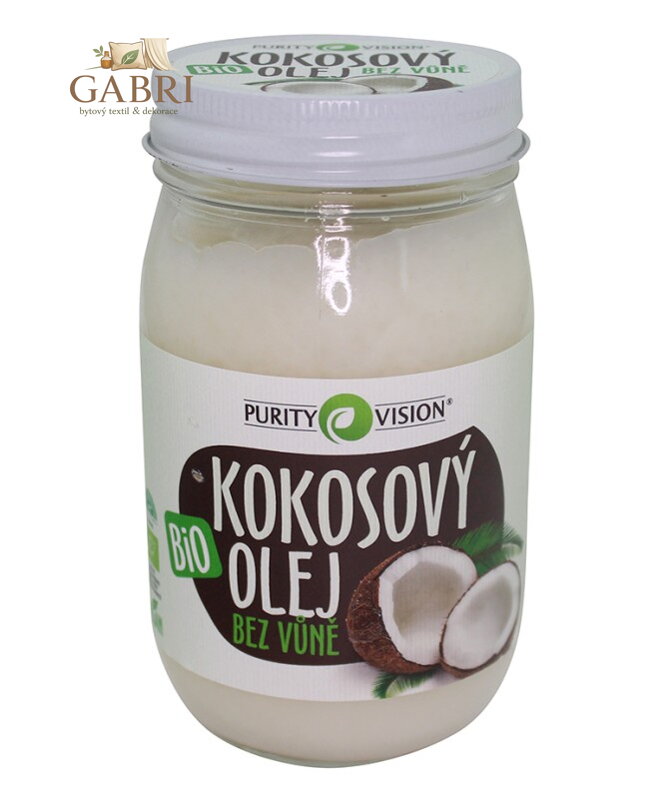 Olej kokosový BIO bez vůně 420ml Purity Vision 46