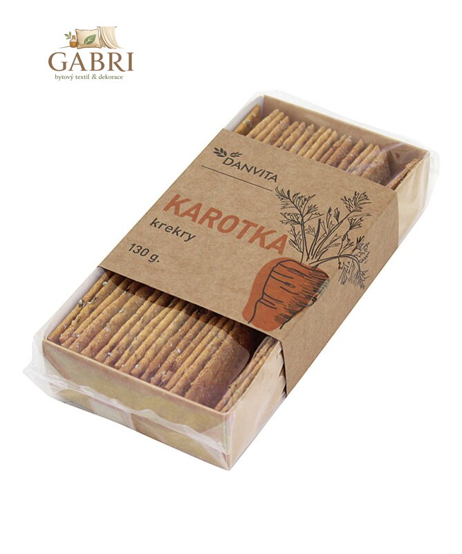 Pšeničný křehký chléb s karotkou 130g Danvita 286