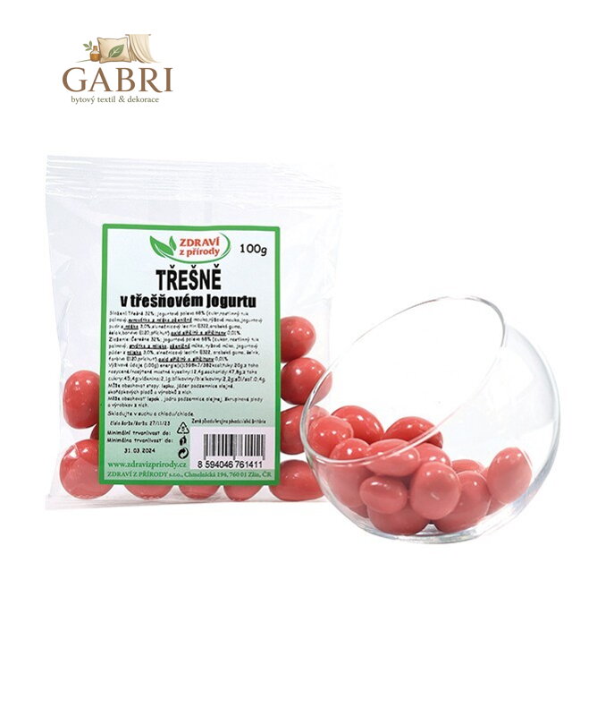 Třešně v jogurtu třešňovém 100g IPJ NATUR 3084