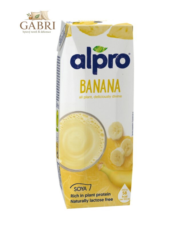 Nápoj Sojový banán 250ml Alpro bez lepku 2993