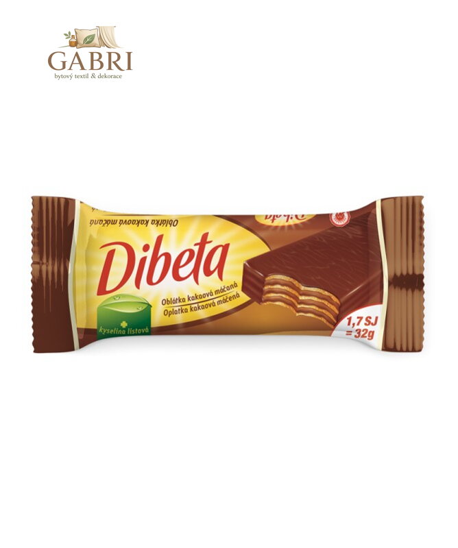 Dibeta oplatka kakaová máčená 32g Pečivárně 3241