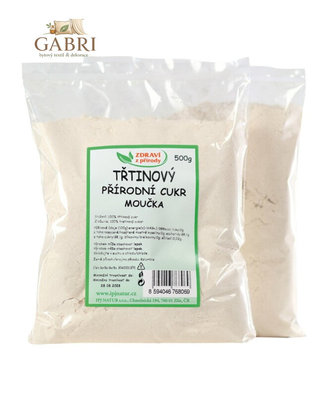 Cukr třtinový moučka 500g ZP 433