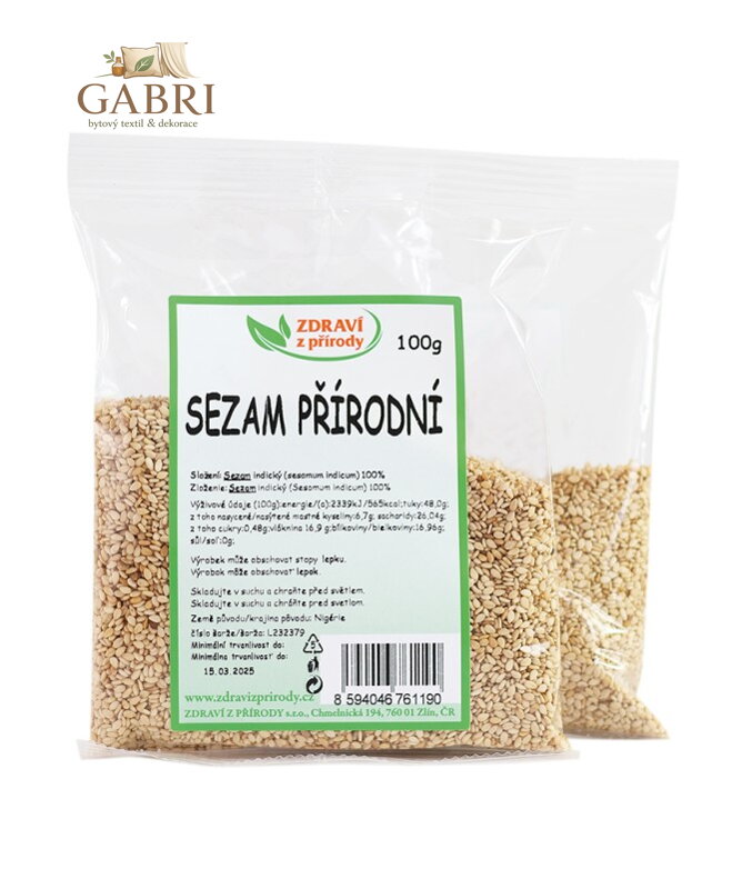 Sezam neloupaný 100g ZP 112