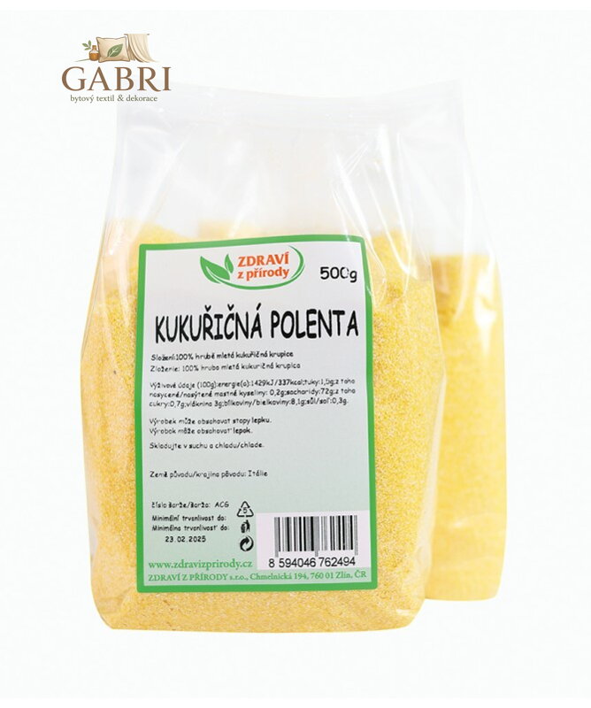 Polenta kukuřičná instantní 500g ZP 144