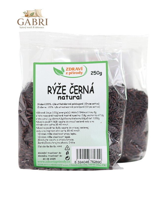 Rýže černá 250g ZP  2921