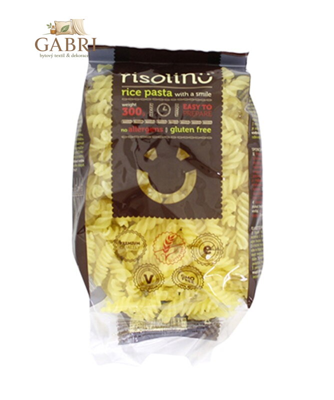 Těstoviny rýžové vřetena 300g RISOLINO bez lepku 2542