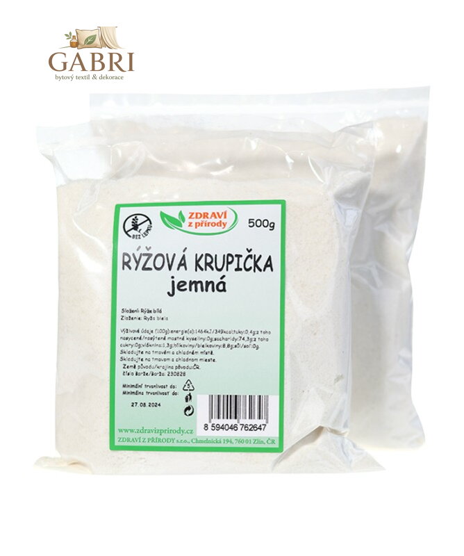 Krupice rýžová 500g ZP bez lepku 3001