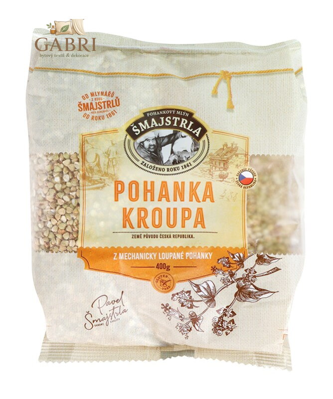 Pohanka kroupa 400g Šmajstrla bez lepku 2839