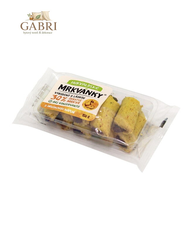 Mrkvánky s hruškovou náplní 150g 2692