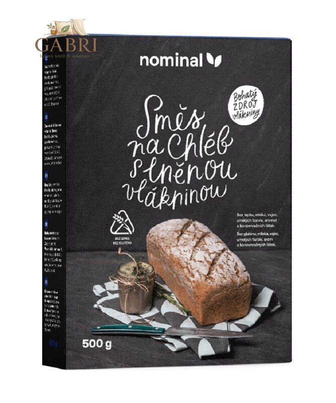 Směs na chléb s lněnou vlákninou 500g Nominal bez lepku 2874