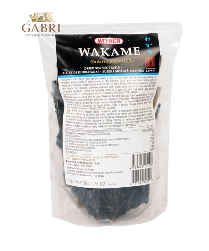 Mořské řasy Wakame 50g Mitoku 4853