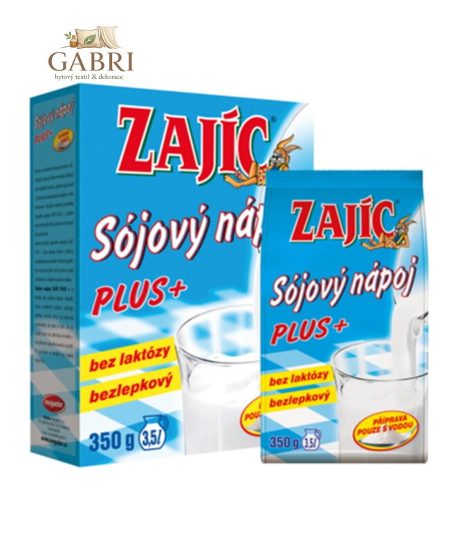 Sojový nápoj Plus sáček Zajíc 350g Mogador bez lepku 2790