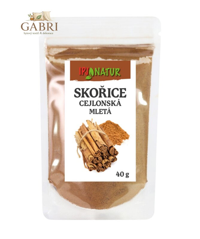 Skořice cejlonská mletá 40g IPJ NATUR 1315