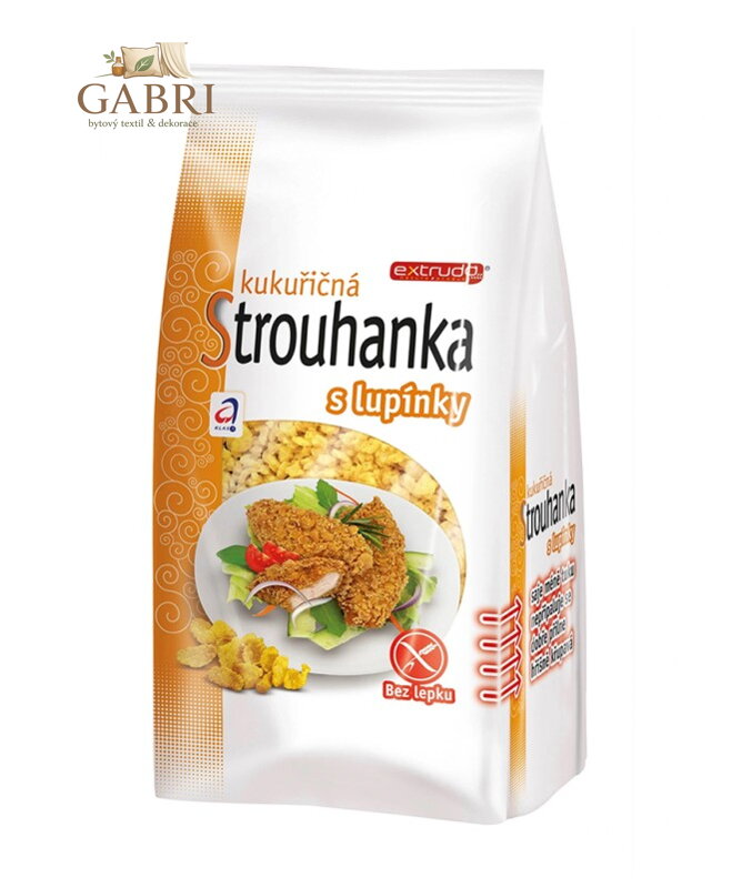 Strouhanka kukuřičná s lupínky 200g Extrudo bez lepku 4992