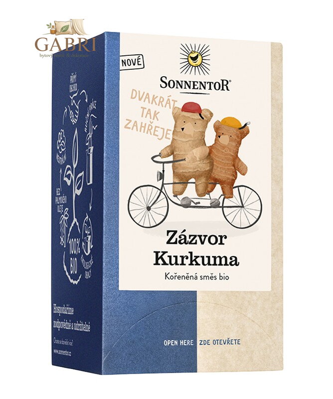 Zázvor kurkuma BIO 18x1,8g Sonnentor 5247