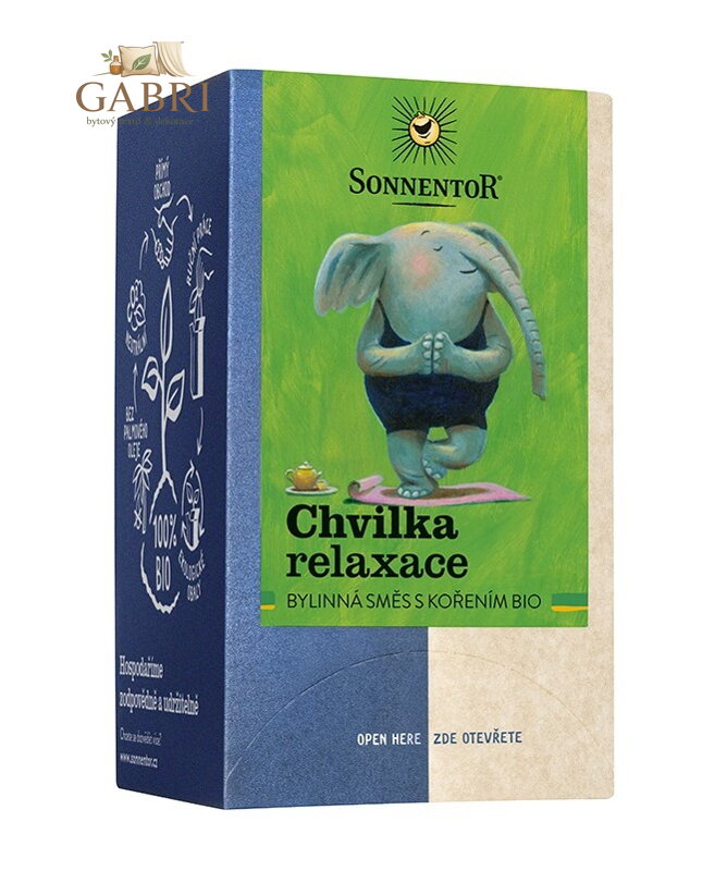 Chvilka relaxace čaj BIO 18x1g Sonnentor 5308