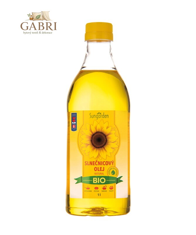Olej slunečnicový BIO na smažení 1l Sungarden LZS 5398