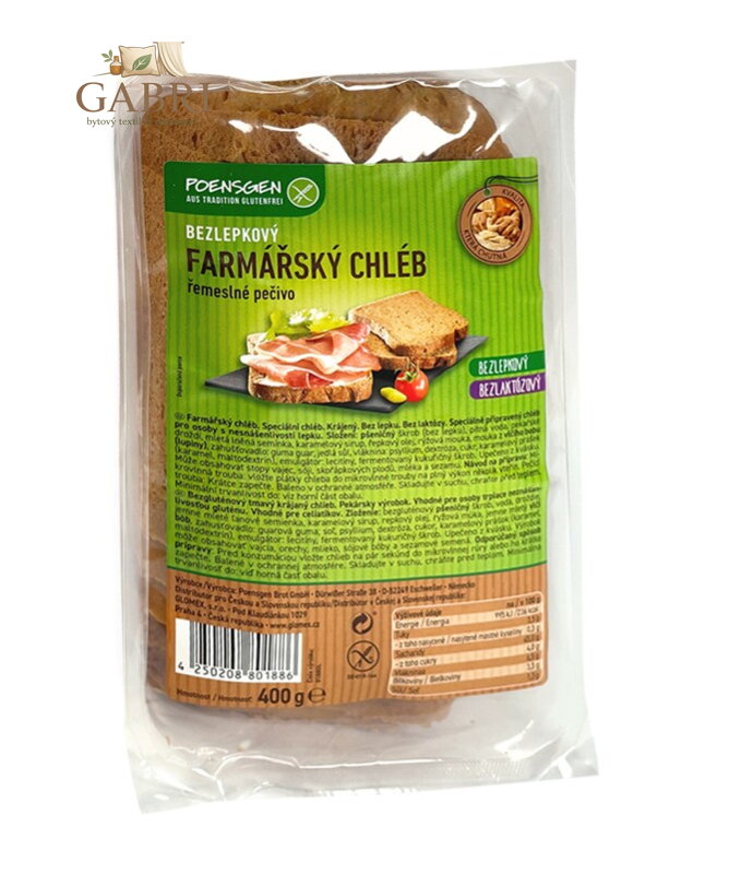 Chléb farmářský 400g Poensgen bez lepku 5407