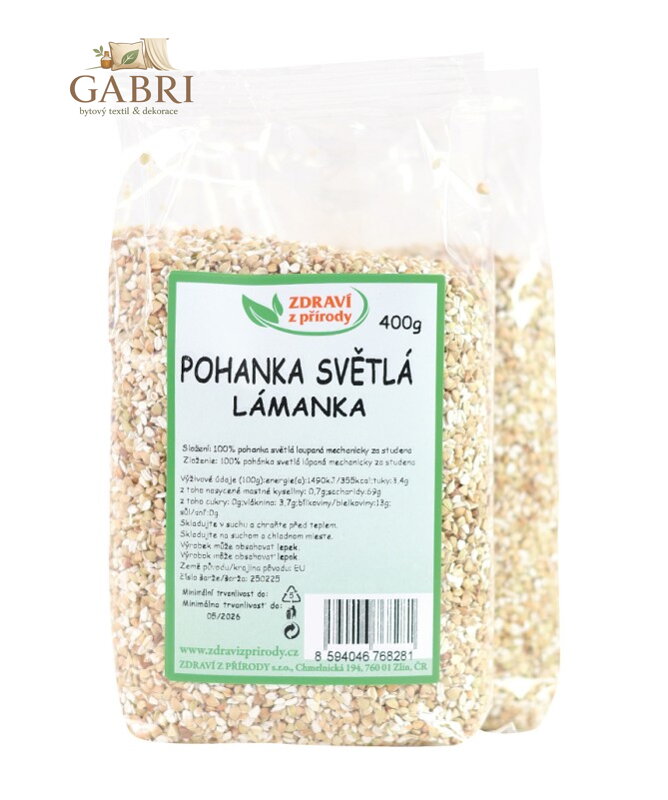 Pohanka lámanka světlá 400g ZP  5375