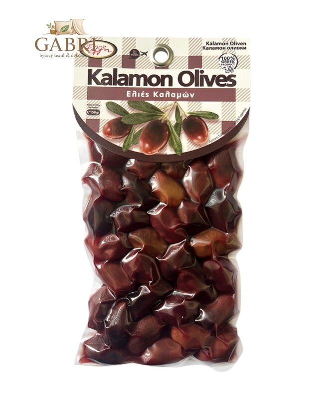 Olivy černé 150g Kalamata obří s peckou 5507