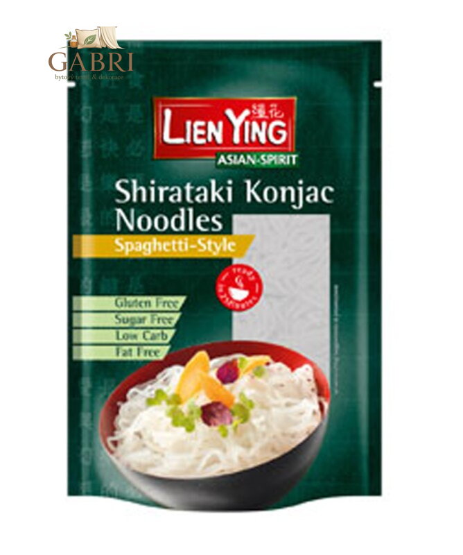 Těstoviny konjak tvar špagety 270g LienYing bez lepku 415
