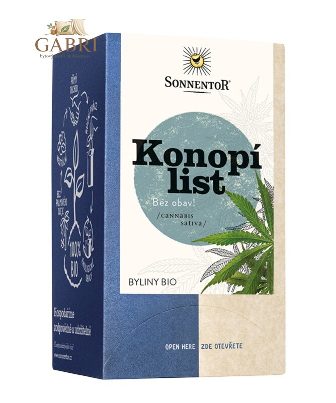 Konopí list BIO 18x1,5g Sonnentor  5603