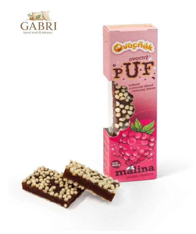Ovocný PUF malina 22g Ovocňák bez lepku 5581