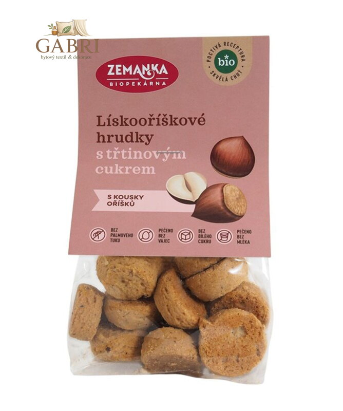 Hrudky lískooříškové BIO 100g Zemanka 5647