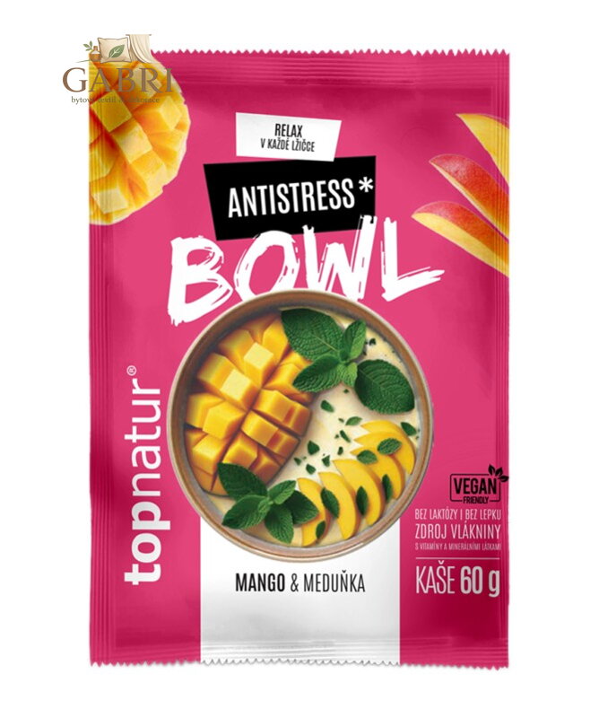 Kaše bowl antistress mango meduňka 60g Topnatur bez lepku 5673