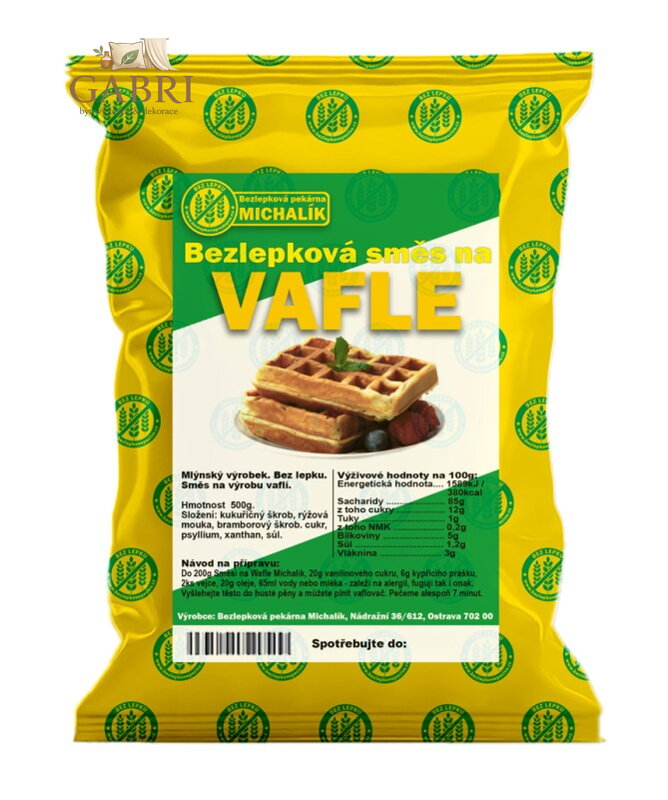 Směs na vafle 200g Michalík bez lepku 5741